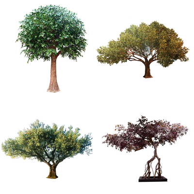 350cm Artificial Landscape Trees , Fake Maple Tree All Season