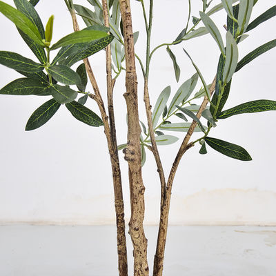Multi-pole 7ft Artificial Olive Tree - Tall Faux Olive Trees Artificial Indoor - Large Fake Olive Tree Plant for Home Office Living Room Decor