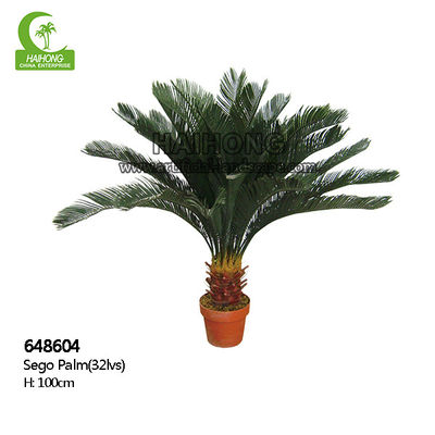 PE leaf H100cm Artificial Tropical Tree, Artificial Cycas Palm For Indoo Outdoor