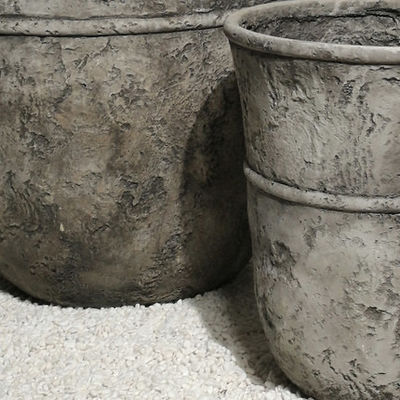 Nordic Antique Balcony Bonsai Floor Flower Pot Imitation Stone