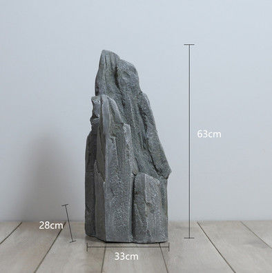 Micro GRC Landscape Fiberglass Rough Rocky Stone Make Money Ornaments