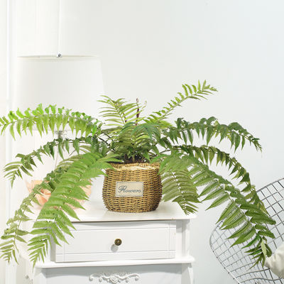 Plastic Home Artificial Phoenix Fern Plants Branch Wedding Centerpiece Indoor Decorative