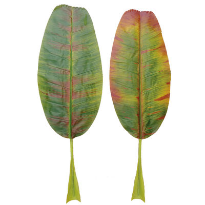 Fire Retardant Artificial Banana Leaves Outdoor For Events Evergreen Colored Leaves