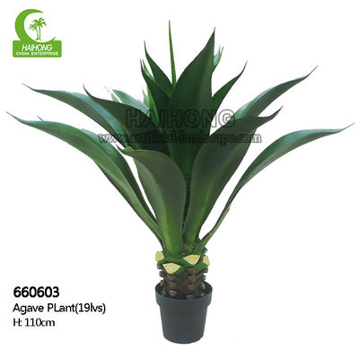 Factory Customziable 110cm Artificial Agave Plant Green Plant For Decoration