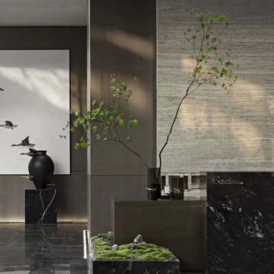 Natural Preserved Nordic Bonsai Artificial Moss For Green Plant Wall